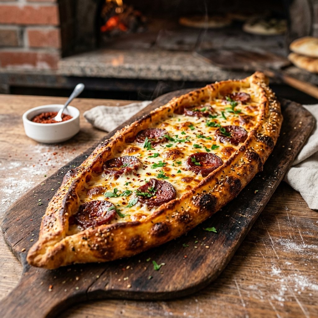 Sucuklu Pide